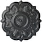 Ekena Millwork Deria Ceiling Medallion (Fits Canopies up to 6"), Hand-Painted Pewter, 20 1/4"OD x 1 1/2"P CM20DRPES - alternate 1